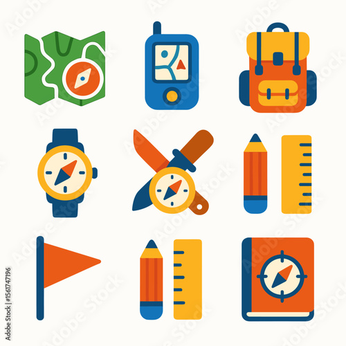 Adventure Icons Set