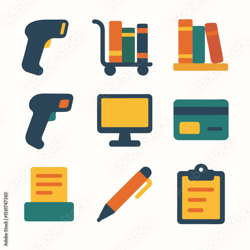 Library Tools Icons
