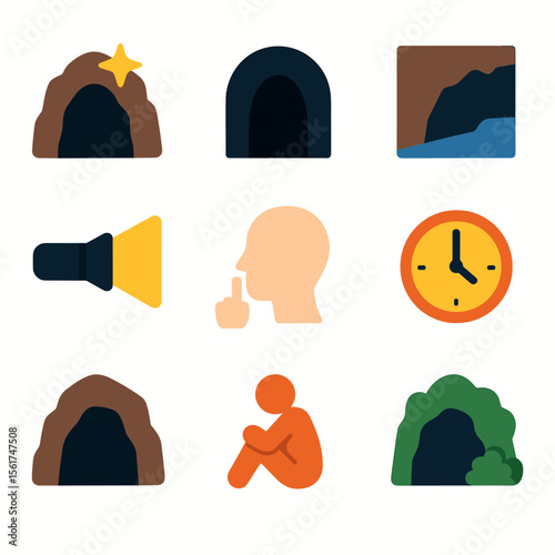 Mystical Cave Icons