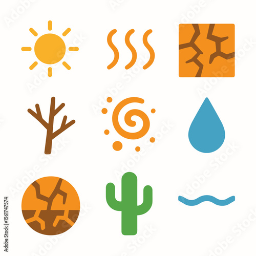 Dry Season Icons