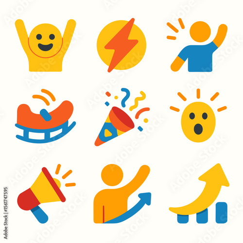 Colorful Emotion Icons