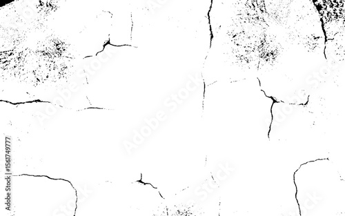 Black and white grunge. Distress overlay texture. Abstract surface dust and rough dirty wall background. Dark noise granules. Vector Design
