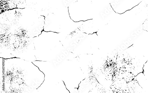 Black and white grunge. Distress overlay texture. Abstract surface dust and rough dirty wall background. Dark noise granules. Vector Design