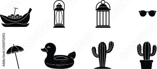 Fun Pool Accessories, Beach Decor, Vacation Vibes, Outdoor Relaxation, Chill Atmosphere