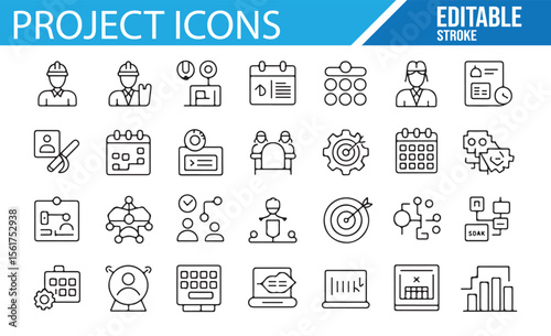  Editable vector icons representing the prehistoric age, including symbols for ancient animals, tools, fire, and early human life, ideal for history and education topics.