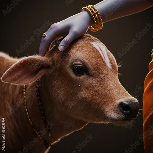 Divine Touch: Hand Caressin...