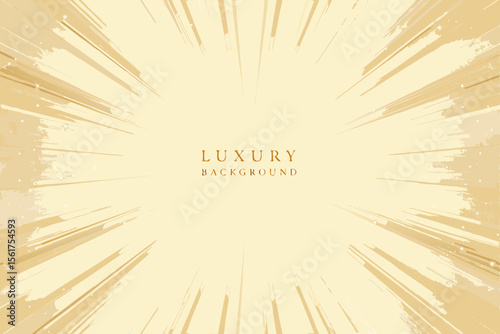 Elegant golden abstract background with radiant lines and subtle sparkle effects