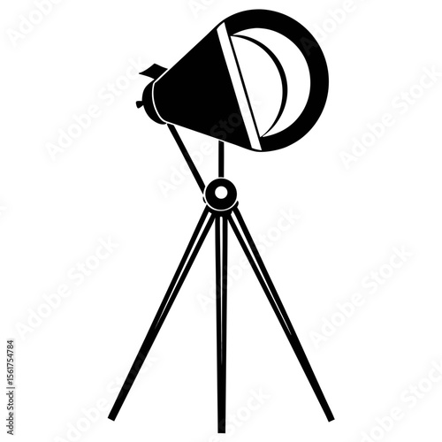 telescope on tripod