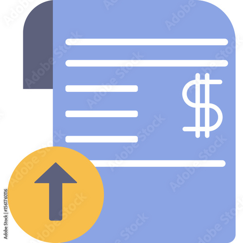 Flat Business Expenses Icon