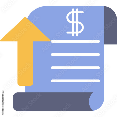 Flat Business Expenses Icon