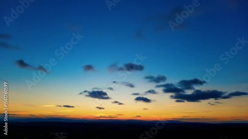Timelapses over landscapes morning to evening
