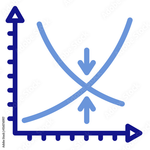 Elasticity Curve  Icon