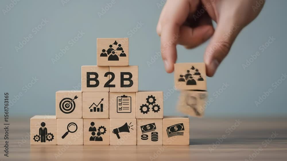 B2B Business Strategy: Building Blocks to Success - Focus, Growth, Teamwork, Marketing & Financial Goals