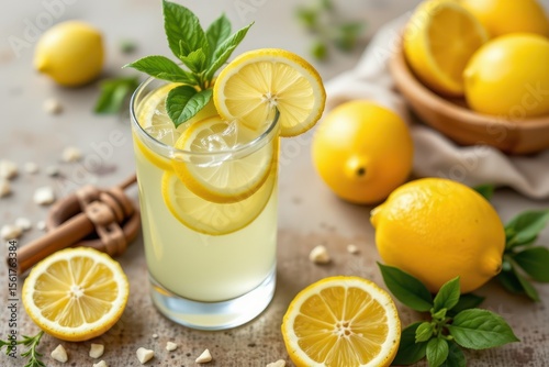 share how fresh lemon and honey water revitalizes and combats fatigue during hot summer days.