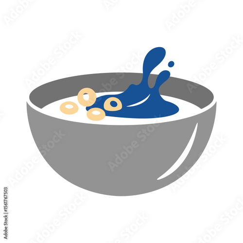 Breakfast Cereal Bowl Splash