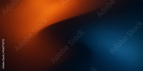 Dynamic abstract blue and orange flames with fiery light and flowing lines create a hot, energetic background design