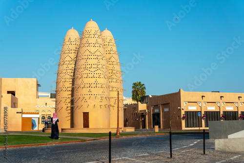 Tableau sur toile Dovecotes in Katara cultural village, Doha, Qatar