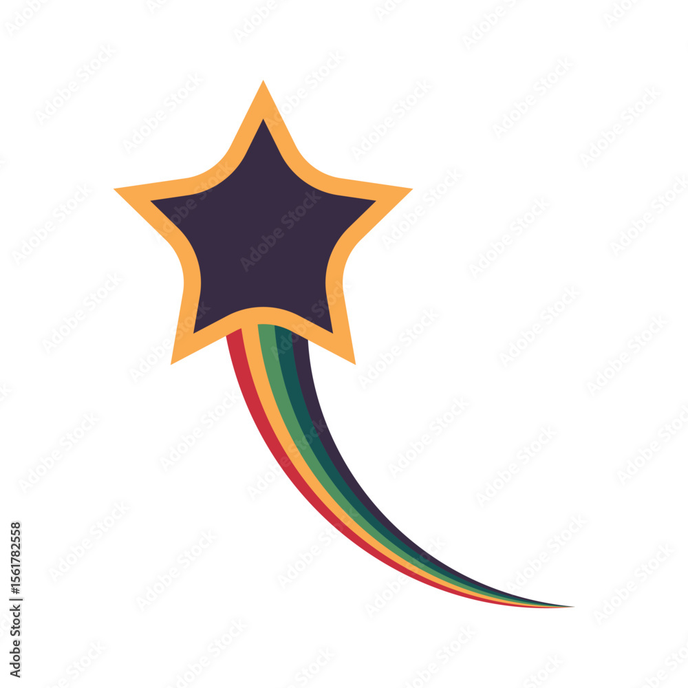 Obraz premium Retro Star