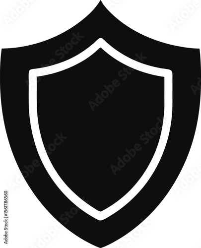 shield with a shield vector illustration