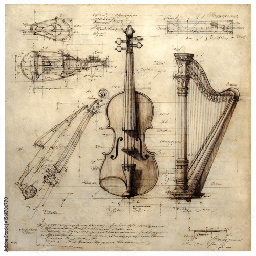 vintage music background