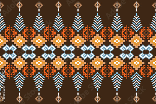 Ethnic  Pixel Patterns, Traditional Designs pattern  for Saree, Patola Saree, Dupatta, Dupatta, Clothes, Batik, Knitwear, Embroidery,background or wallpaper