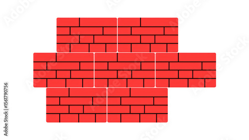 red brick wall