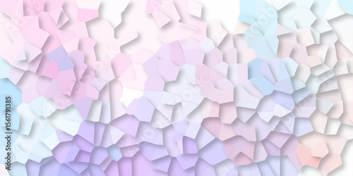 Beautiful multicolor crystallized polygon background. abstract light colorful stone tile pattern with shadow. modern wallpaper, trendy simple minimal geometric background abstract mosaic backdrop