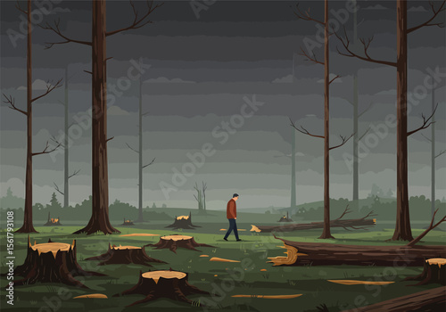 Exploring the Psychological Impact of Climate Change A Climate Psychology Perspective on Deforestation and Human Emotion