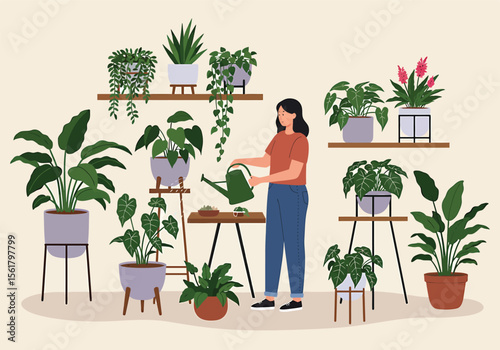 Exploring the Interplay Between Indoor Plants, Well-being, and Climate Psychology A Visual Guide to Cultivating a Thriving Indoor Jungle and a Peaceful Mind