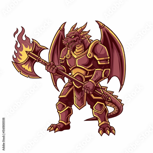 Dragon Warrior mascot