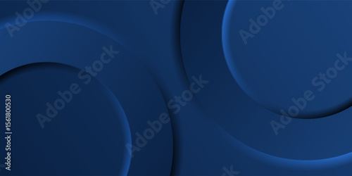 Abstract blue circle background. Vector illustration design for presentation, banner, cover, web, flyer, card, poster, wallpaper, texture, slide and business, eps10