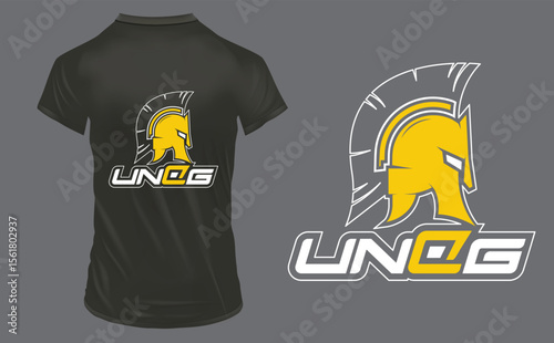 Spartan Typography graphic tee design