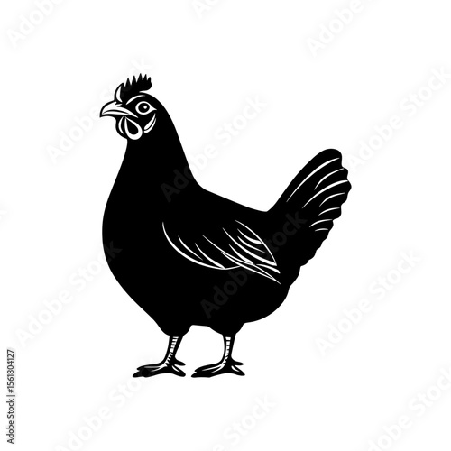 Chicken Vector Silhouette