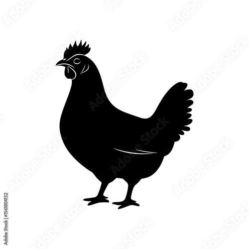 Chicken Vector Silhouette