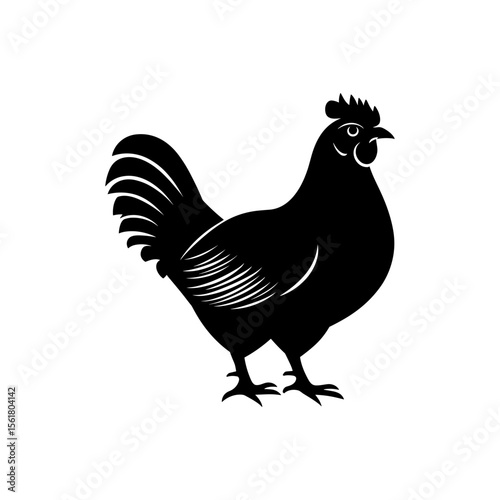 Chicken Vector Silhouette