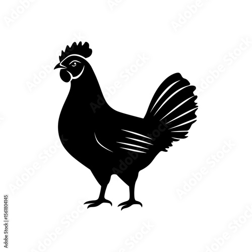 Chicken Vector Silhouette