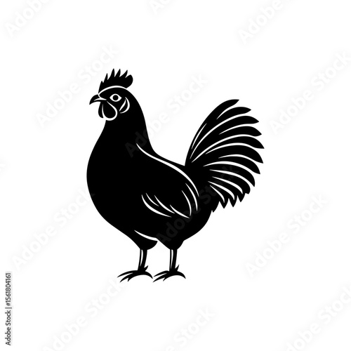 Chicken Vector Silhouette