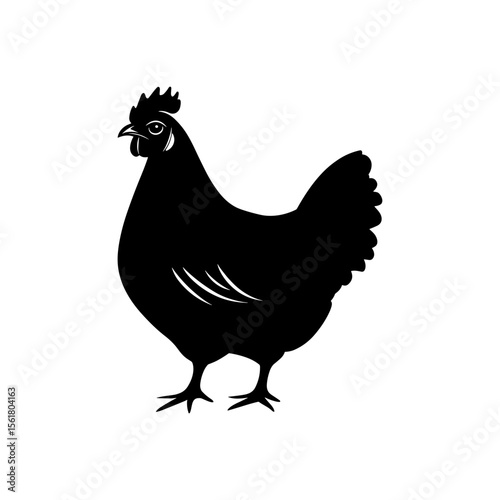 Chicken Vector Silhouette