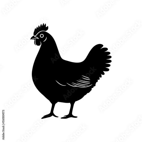 Chicken Vector Silhouette