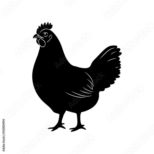 Chicken Vector Silhouette