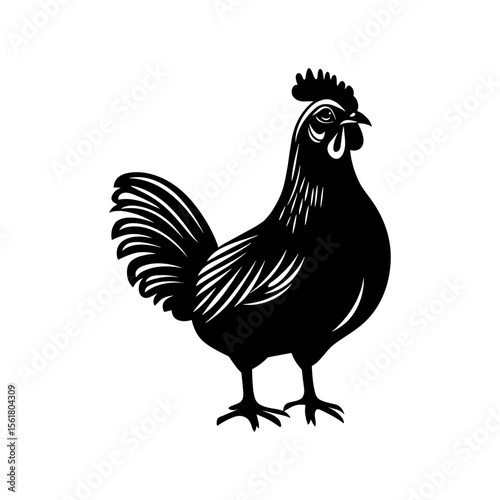 Chicken Vector Silhouette