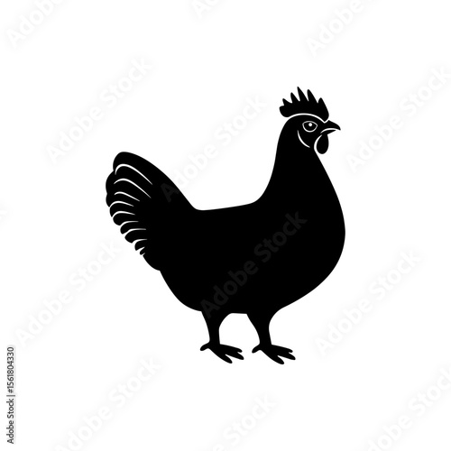 Chicken Vector Silhouette