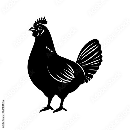 Chicken Vector Silhouette