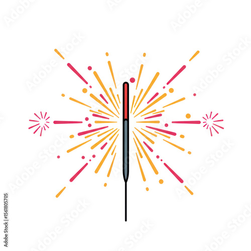 Sparkler Burst Icon