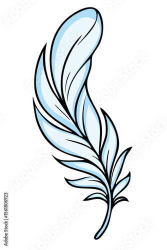 zarte Feder zur Hochzeit 
