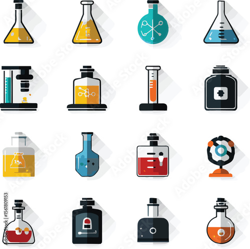 Science_lab_experiment_education_icon, science and chemistry icons