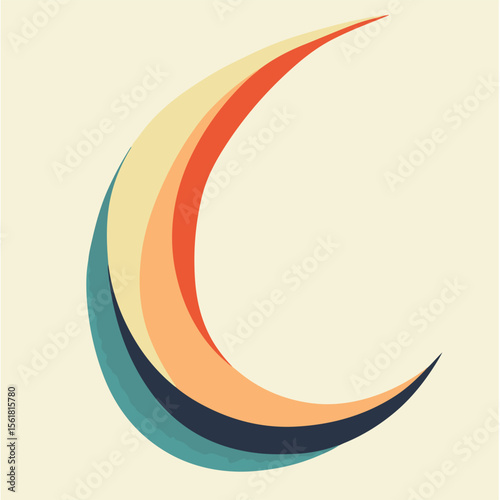 Free Download Colorful Boomerang Flat Vector Illustration - GFXLoad
