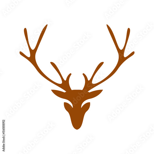 Deer Antlers Logo Icon Design