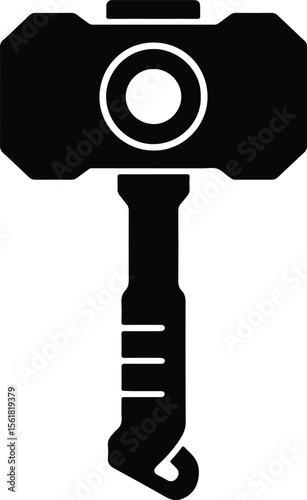 Silhouette Hammer tool silhouette construction equipment vector Illustrator