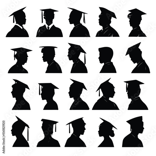 graduation cap silhouette